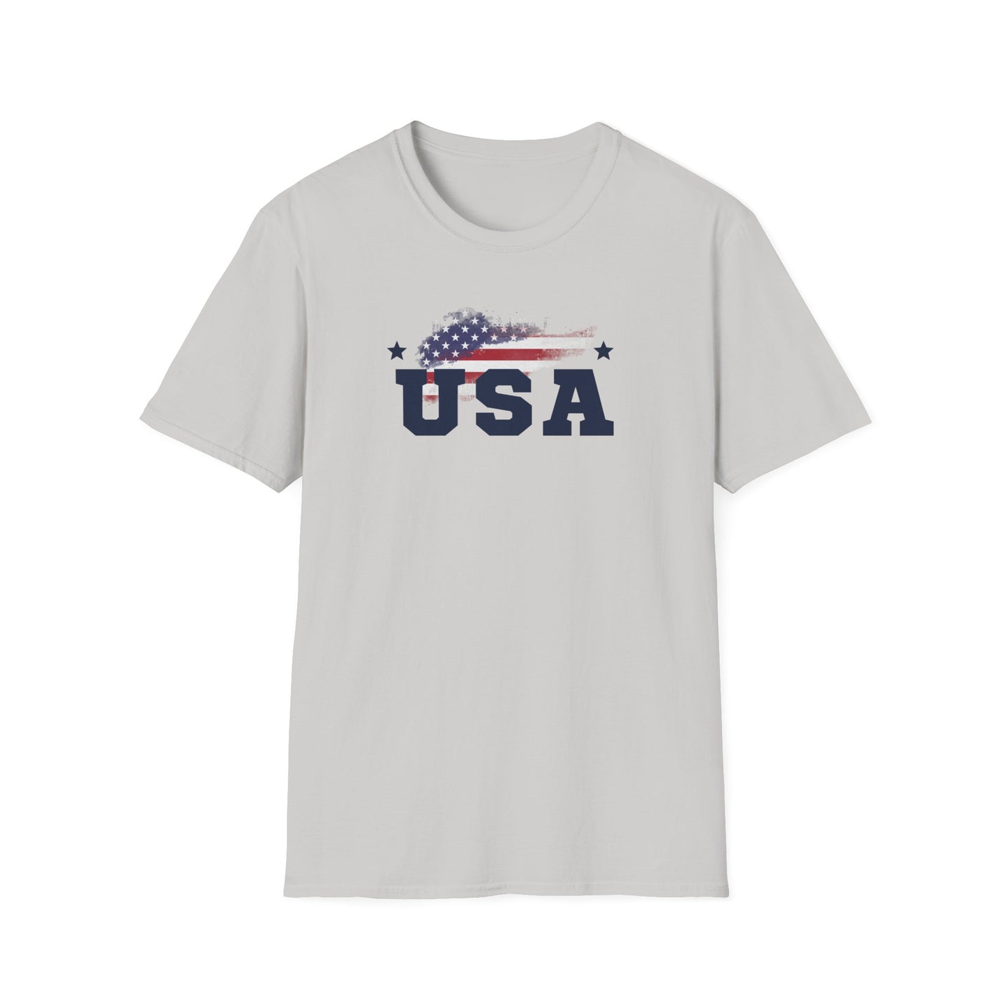 USA T-Shirt - Patriotic Fourth of July Shirt - Independence Day Flag Tee