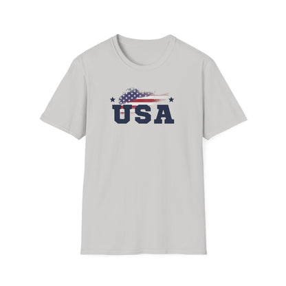 USA T-Shirt - Patriotic Fourth of July Shirt - Independence Day Flag Tee