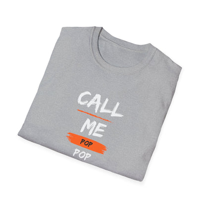 Father's Day Pop Pop T-Shirt | Call Me Pop Pop Gift for Grandpa