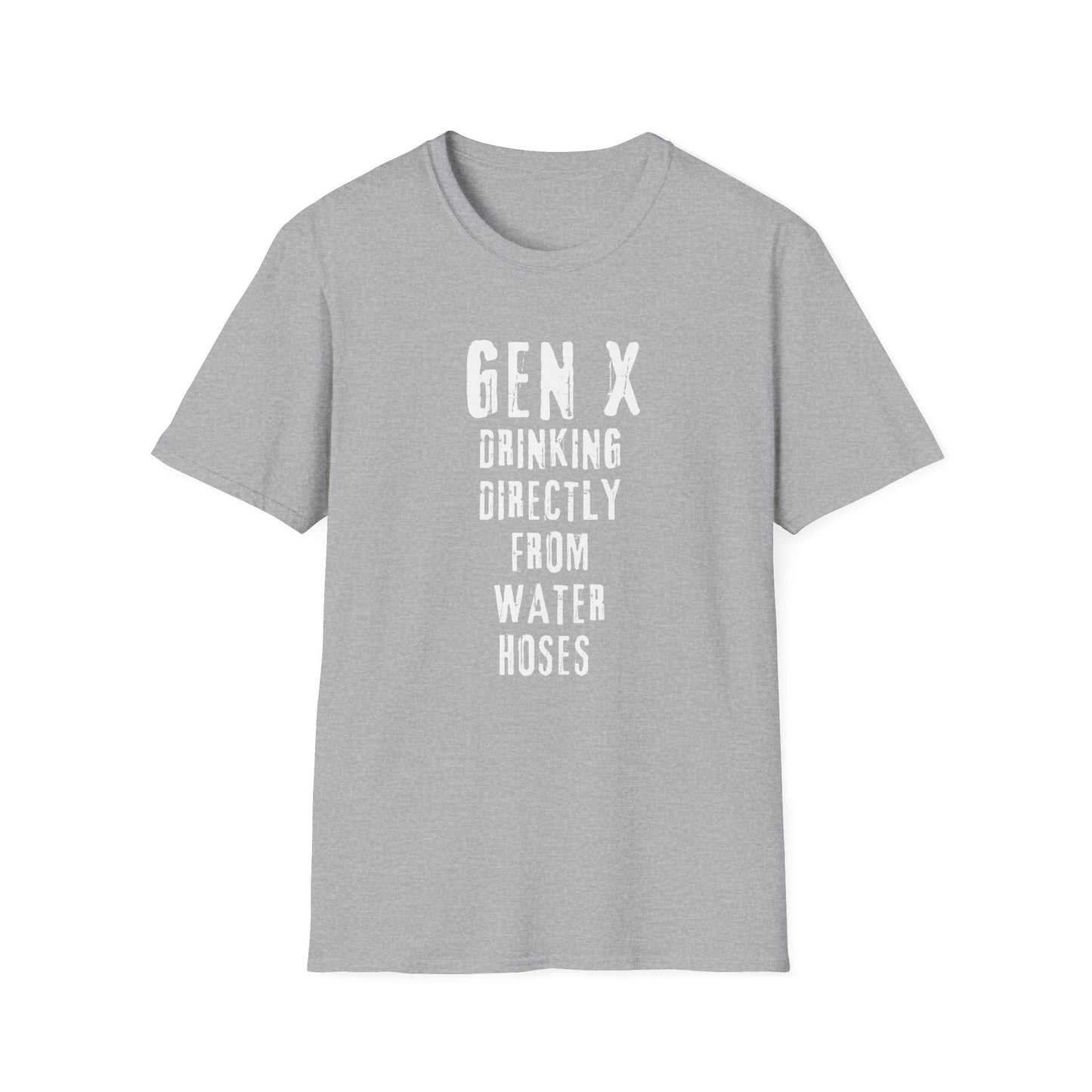 Drinking Directly from Water Hoses - Gen X Nostalgia T-Shirt