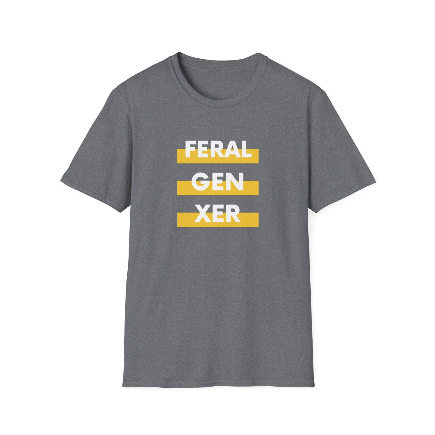 Feral Gen Xer T-Shirt - Funny Nostalgic Generation X Tee