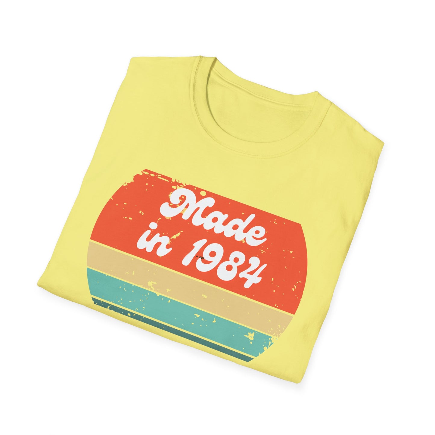 Made in 1984 T-Shirt - Retro Vintage 1984 Birthday Gift - Nostalgic 80s Tee