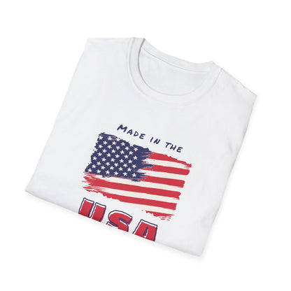 USA T-Shirt - Patriotic Fourth of July Shirt - Independence Day Flag Tee