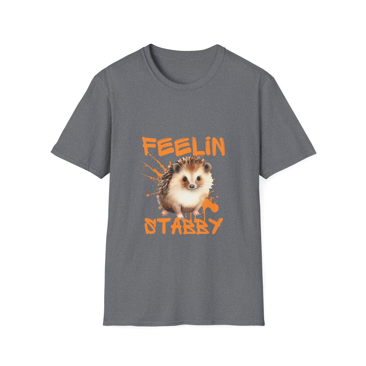 Feelin Stabby Hedgehog T-Shirt – Cute & Sassy Graphic Tee