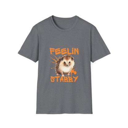 Feelin Stabby Hedgehog T-Shirt – Cute & Sassy Graphic Tee