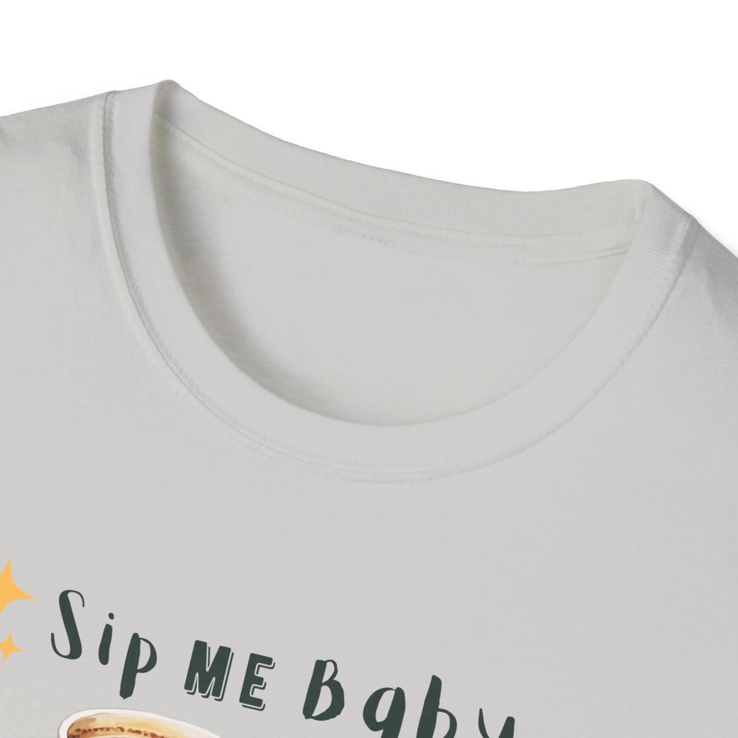 Funny Coffee T-Shirt - 'Sip Me Baby One More Time' - Coffee Lover Gift - Graphic Tee with Coffee Cup Design - Unisex Coffee Shirt