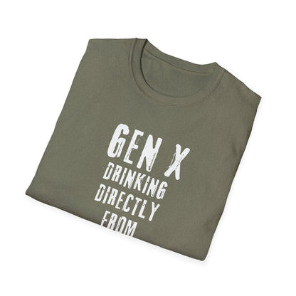 Drinking Directly from Water Hoses - Gen X Nostalgia T-Shirt