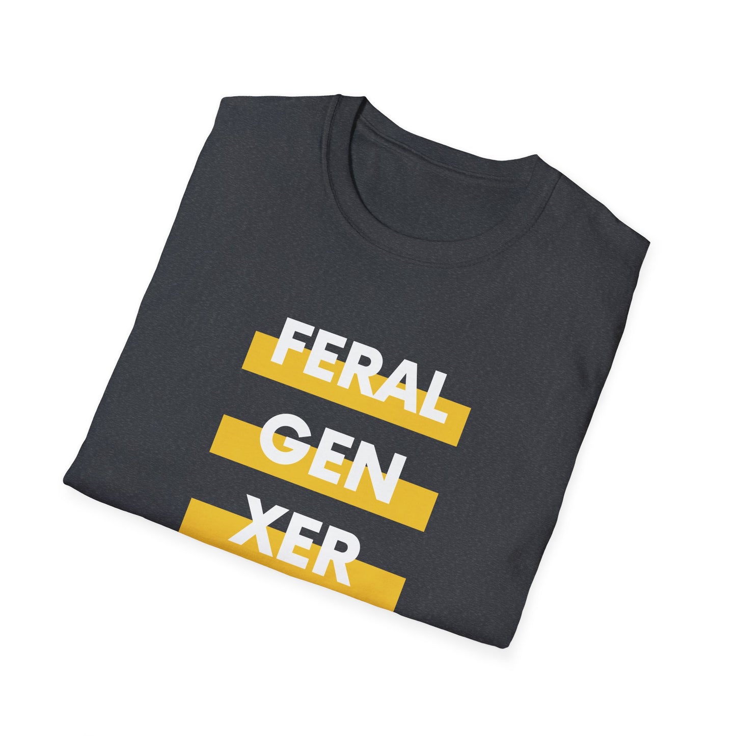 Feral Gen Xer T-Shirt - Funny Nostalgic Generation X Tee