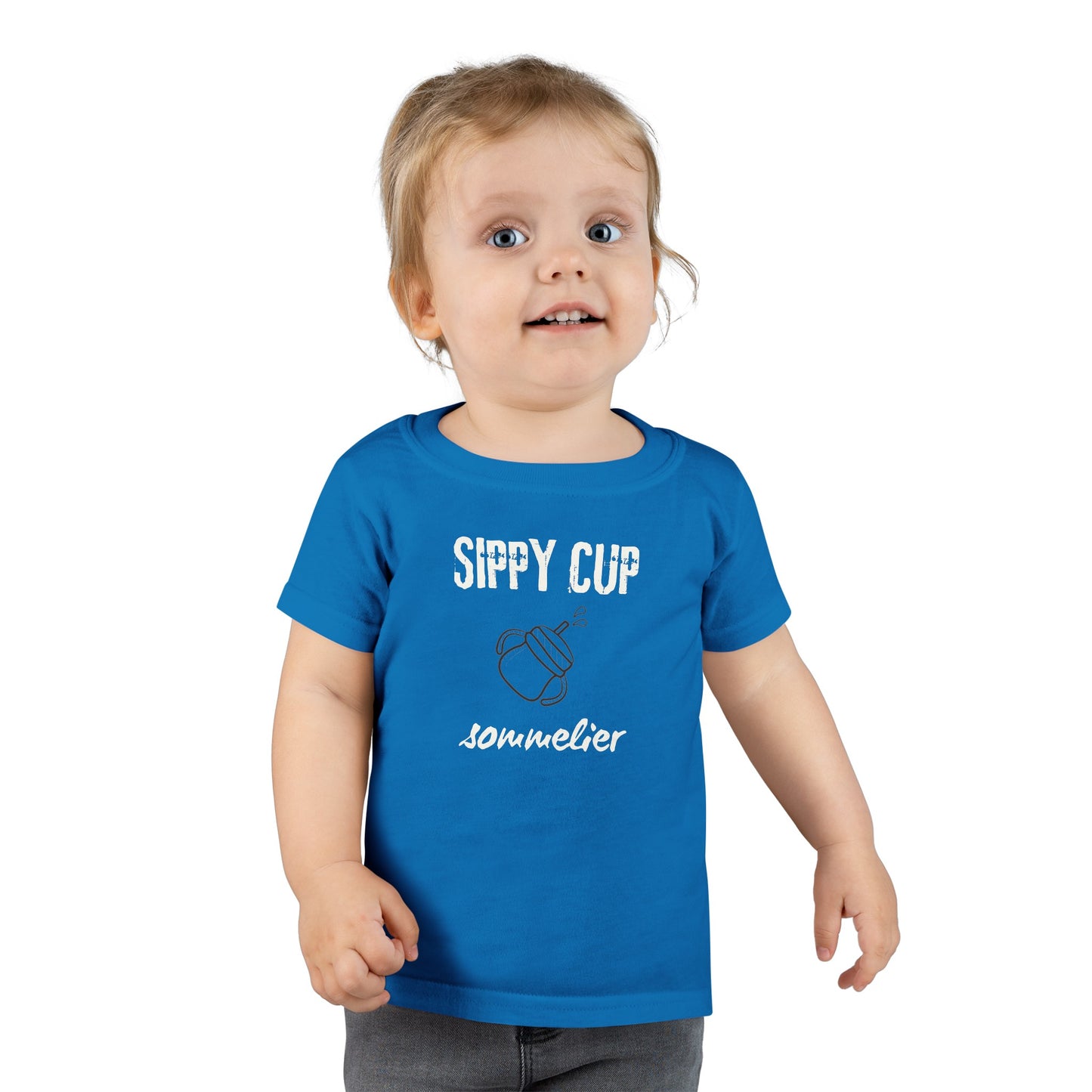 Sippy Cup Sommelier T-Shirt - Funny Toddler Tee - Cute Kids Shirt