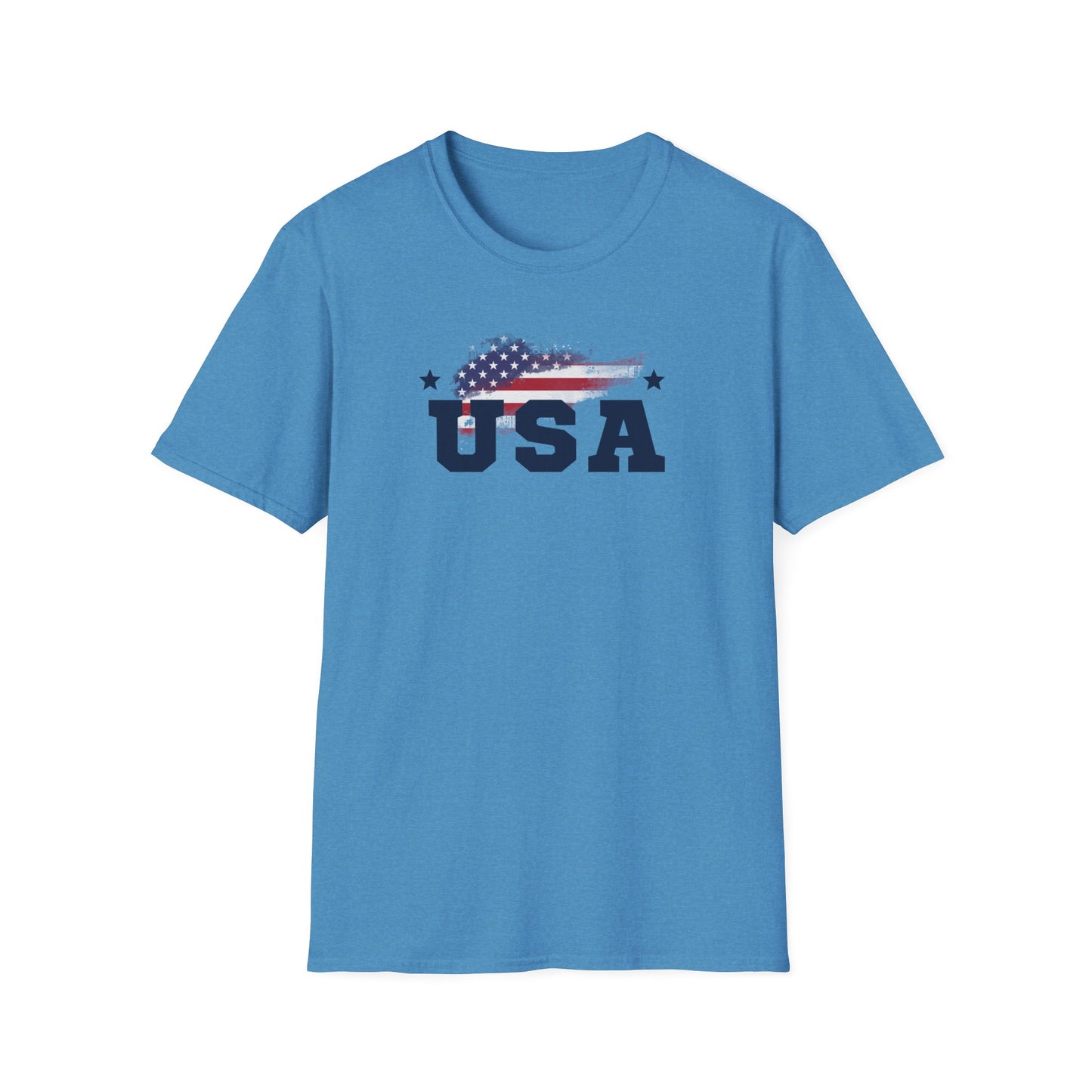 USA T-Shirt - Patriotic Fourth of July Shirt - Independence Day Flag Tee