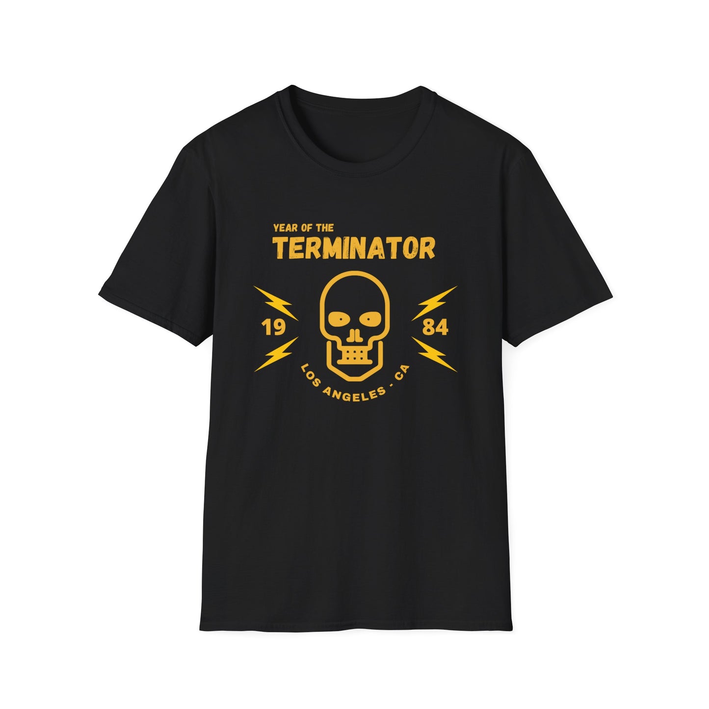 Year of the Terminator 1984 T-Shirt - Retro Sci-Fi Birthday Gift - Vintage 1984 Tee